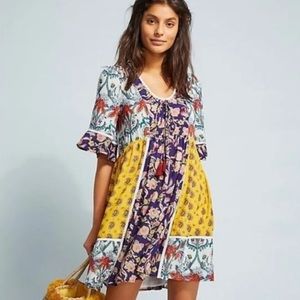 Anthropologie Lilka Patchwork Dress